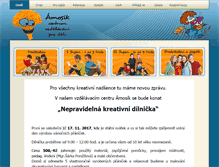Tablet Screenshot of amosik.cz